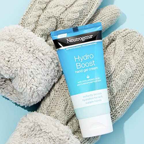 Neutrogena Hydro Boost Hydrating Hand Gel Cream with Hyaluronic Acid for Instantly Quenched, Soft & Supple Hands, Lightweight, Non-Greasy & Quick Absorbing Hand Lotion, Travel Size, 3 Oz