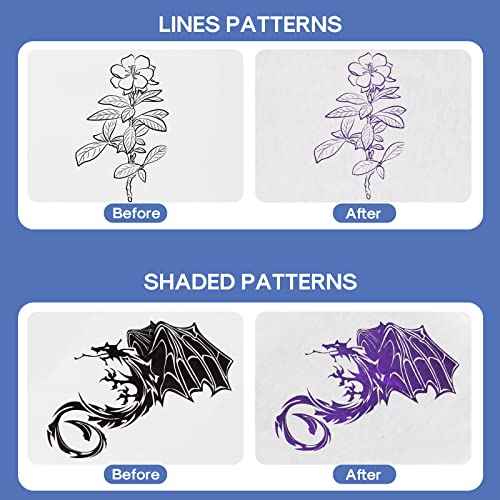 LifeBasis Tattoo Transfer Stencil Printer Tattoo Thermal Copier with 30PCS Stencil Transfer Paper Thermal Tattooing Printer Machine for Tattoo Artists & Beginners, Black