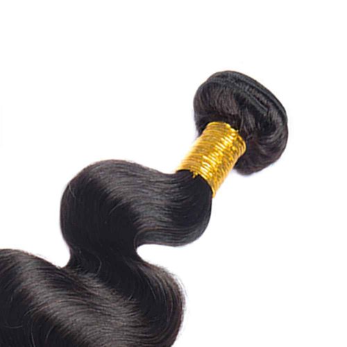 24 26 28 inch Human Hair Bundle Natural Black Body Wave Bundles 100% Unprocessed Brazilian Virgin Hair 3 Bundles 150g #1b Color Natural Black