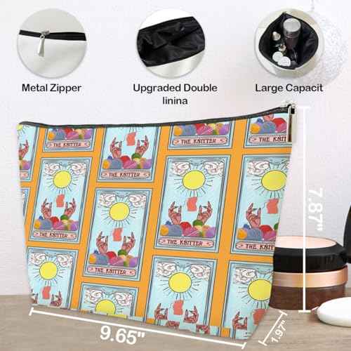 Crochet & Knitting Gifts: Makeup & Accessory Bags, Beach Bag, Supply Gift