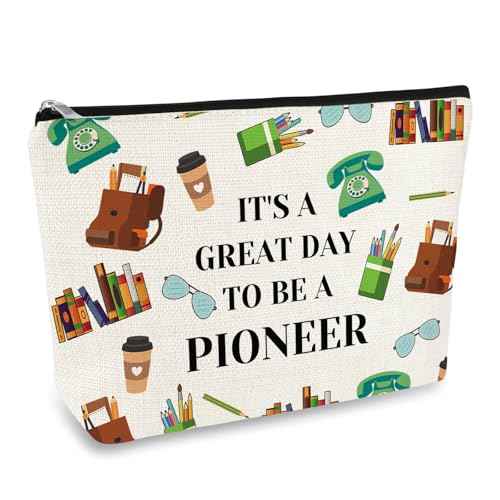 Pioneer Gifts Makeup Bag JW Gift Birthday Christmas Graduation Gifts for Pioneer Sister Daughter Niece Cosmetic Bag Zipper Toiletry Pouch