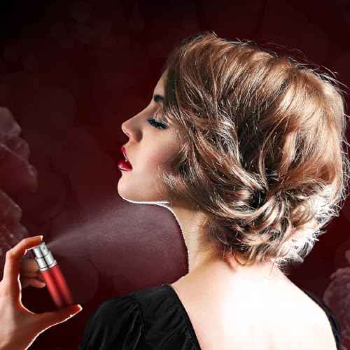 105 Pcs 5ml Refillable Perfume Atomizer Mini Refillable Travel Spray Bottle Portable Bottle Bulk with 105 Pcs Perfume Dispenser Pump Transfer Tool for Outgoing, Mixed Color