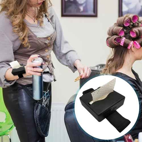 Perm Papers for Hair 180Pcs Hair Curling Paper Wristband Perm End Paper Box, Salon Perm Paper Dispenser Barber Shop Ultra Thin Hair Perm Paper Mesh