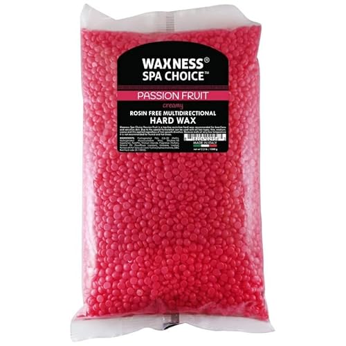 Waxness Passion Fruit Stripless Waxing Kit W-CUBE Black Warmer and 2.2 lb Wax Bag