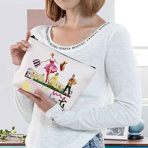 BWWKTOP Sound Musical Cosmetic Makeup Bag Von Trapp Gift Do Re Mi Fa So La Ti Theater Zipper Pouch Bag Musical Merchandise (Do Re Mi)
