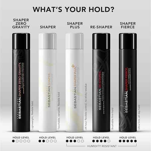 Sebastian Professional Shaper Hairspray | Flexible to Medium Hold | Brushable & Versatile Styling Control | For All Hair Types