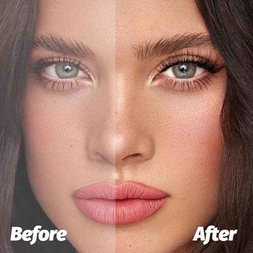 Veleasha Lashes with Clear Band Fluffy Lashes that Look Like Extensions 6 Pairs Pack Invisible False Eyelashes (12-18mm)