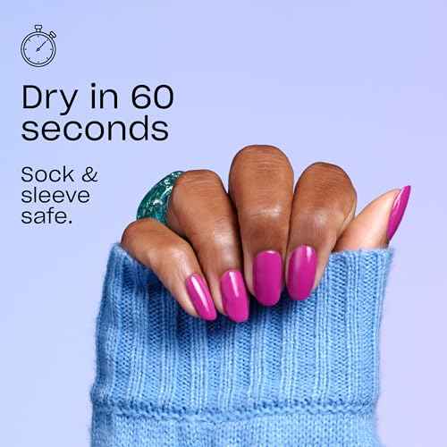 OPI RapiDry Quick Dry Nail Polish Colors | Opaque, Cr?me, Shimmer Shades with Clear Protective Base & Shine-Boosting Top Coat | Vegan, Smudge Proof, and Fast Drying in 60 Seconds