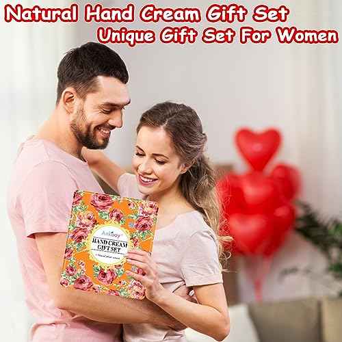 10 Pack Hand Cream Gifts Set,Mothers Day Gifts,Birthday Gifts for Women,Natural Plant Fragrance Scented Hand Lotion Travel Size Mini Lotion Shea Butter,Teacher Gifts,Gift for Mom Thank You Gifts