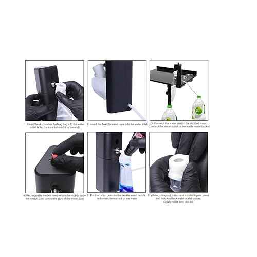 Tattoo Needle Washer for Professional Artists | Flowing Water Cleaning Machine for Cartridge Needles | Efficient Plug-in Model | Tattoo Studio Equipment