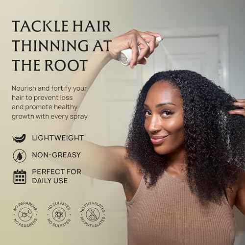 Hair Growth Oil Spray - 100% Pure Ingredients For Non Greasy, Thicker & Stronger Hair - Organic Batana, Castor, Biotin, Saw Palmetto, and Rosemary Oil Gifts for Men & Women Scalp - 4.1 Fl Oz