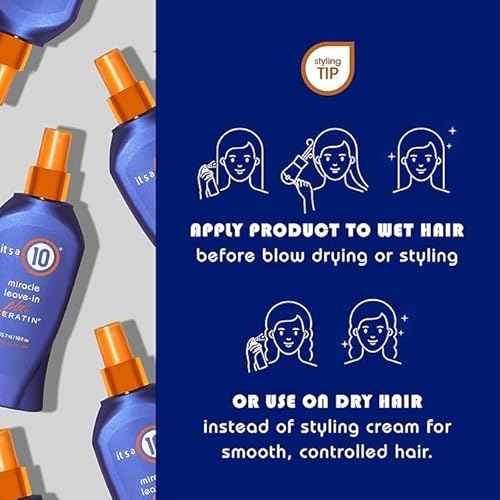 It's A 10 Miracle Leave-In Plus Keratin 10 Oz