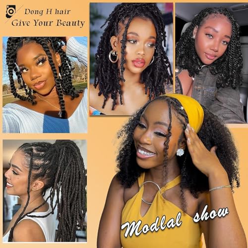 Afro Kinkys Bulk Human Hair 20 Inch for Braiding Afro Kinky-Curly Human Hair Bulk For Mini Twist, Repair Locs Hair Bulk Human Braiding Hair for Micro Dreadlocs Extensions(1B,35g/pack)