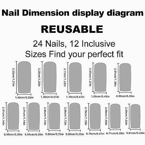 24Pcs Purple Press on Nails Christmas Kawaii Fake Nails Long Square False Nails with 3D Christmas Candy Design Cute Bear Patterns Acrylic Nails Jelly Press on Nails for Women and Girls Xmas Manicure