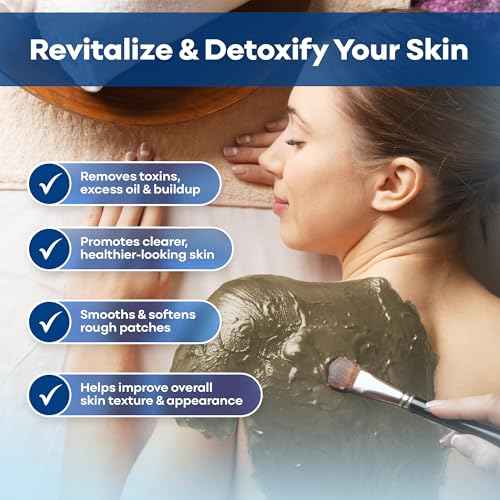 Dr. Mud's Dead Sea Mud Body Mask from Israel, 10.5 Oz ? Black Clay Body Treatment with Natural Dead Sea Minerals Deep Cleansing Skin & Beauty Mask ? Skin Care Detox Product for Men & Women