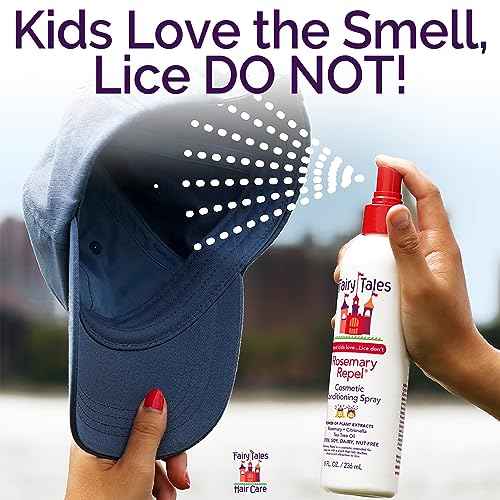 Fairy Tales Rosemary Repel Daily Kids Shampoo, 12 fl oz., Conditioner, 8 fl oz. & Conditioning Spray, 8 fl oz. Star Trio? Kids Like the Smell, Lice Do Not