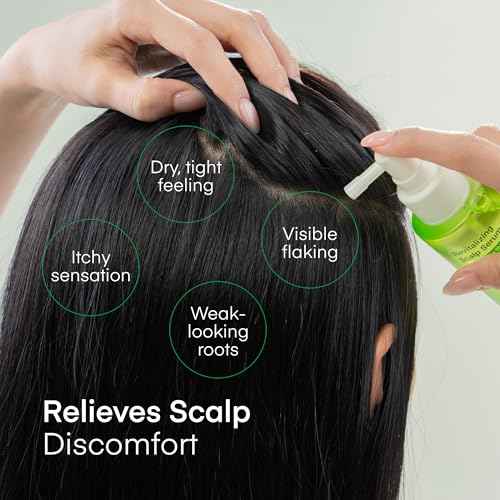 Scalp Serum for Hair Growth Spray ? Korean Vegan Treatment for Hair Loss, Thinning & Itchy Scalp, Non-Greasy, Lightweight Formula to Exfoliate Dandruff & Strengthen Roots ? For Men & Women (100 mL)