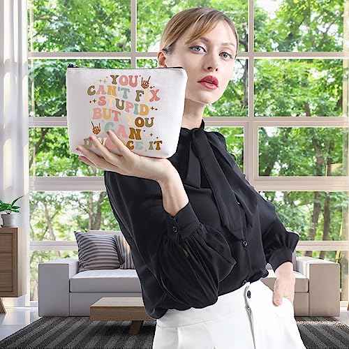 WCGXKO Divorce Gift Ex Wife Makeup Bag Zipper Pouch (DIVORCE IT) - Travel/On-the-go, Makeup Storage, Organizing Essentials, Gift for Cosmetic Enthusiasts