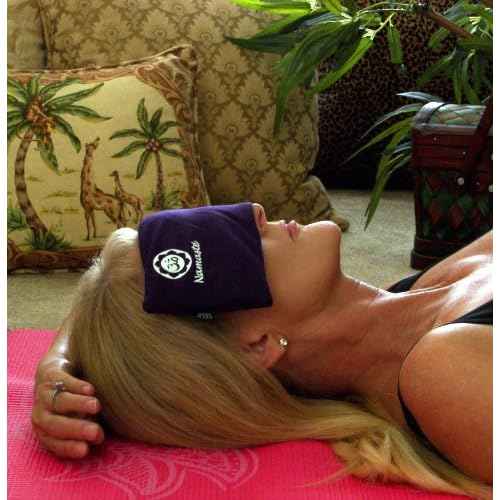 Yoga Eye Pillows - Unscented Eye Pillows - Namaste Hot Cold for Stress, Meditation, Spa, Relaxation Gifts - Made in USA by Happy Wraps - Set of 4 - Turquoise Cotton