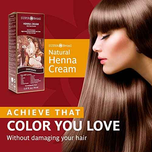 Surya Brasil Products Henna Cream, Chocolate, 2.37 Fluid Ounce