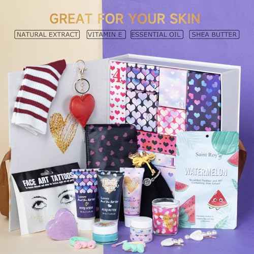 Bath and Body Advent Calendar, Wedding Gift of Thank you, Teen girls Happy Birthday Gifts for Women Mom -Luxury Spa advent calendar Spa Gift, Christmas Gifts for Women, Birthday Bridal Shower
