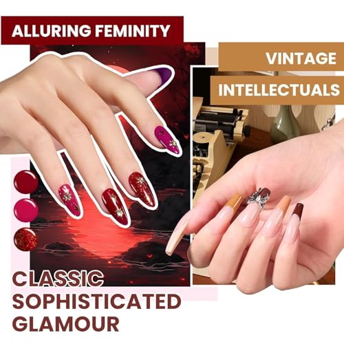 Beetles 110 PCS Gel Nail Polish Set, 100 Colors Infinite Inspiration All Season Red Brown Green Black Gel Polish with 5Pcs Base Top Coat Soak off UV Gel for Manicure Lovers DIY at Home Gifts for Women
