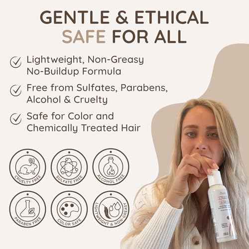 VITAMINS hair cosmetics Keratin Hair Serum for Frizzy and Damaged Hair - Anti Frizz Serum with Biotin, Castor Oil & Collagen for Heat Protection, Shine and Gloss Treatment - 4.25 Fl Oz