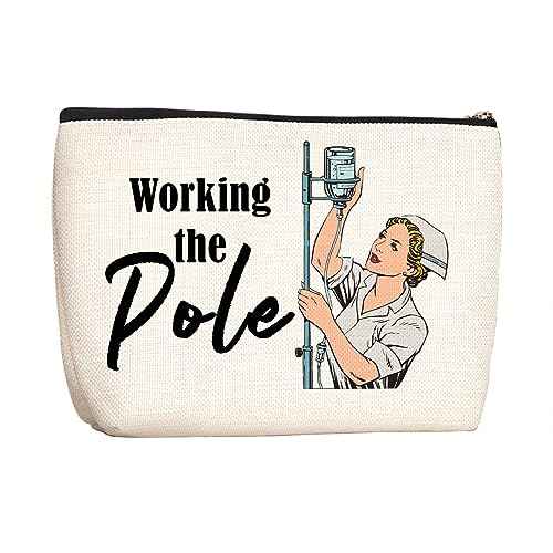 Wenboco Nurse Makeup Bag - Nurse Gifts, Nurse Zipper Bag Cosmetic Bag, Nursing Bags for Nurses, Funny Appreciation Gift Nurse Accessories for Work, Nurse Graduation Gift