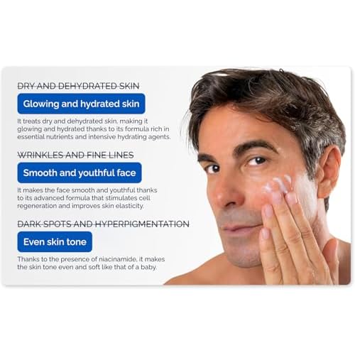 Face Cream ? Moisturizer with Retinol and Hyaluronic Acid, Refreshing Effect, Reduces Wrinkles and Dark Spots, Improves Skin Elasticity and Radiance