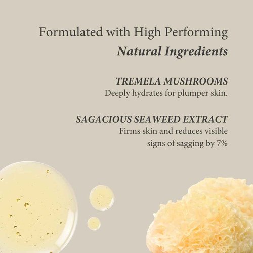 Hydrating Collagen Super Serum – Lightweight Vegan Formula with Tremella Mushroom for Smooth, Plump & Dewy-Looking Skin – Moisture Boost for Radiant, Resilient Skin – 30ml