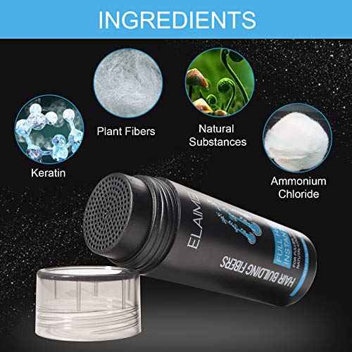 Hairline powder Hair fiber natural hair fiber Apply to men women Get thick hair Conceals Hair Loss (Medium Brown)