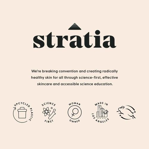 Stratia Lipid Gold Skin-Strengthening Ceramide Moisturizer with Niacinamide, Hydrates & Soothes All Skin Types, 3.4 Fl Oz
