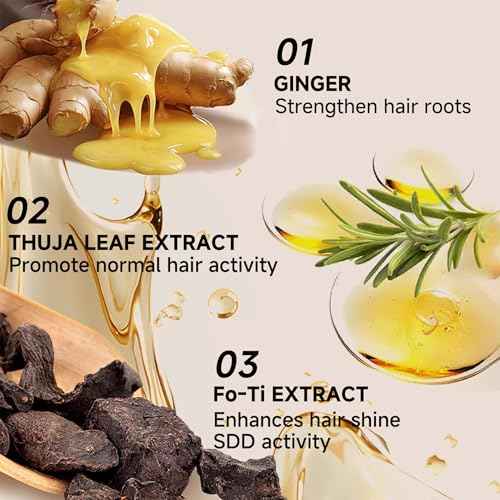 2 PCS Anti Hair Loss Shampoo, Promote Hair Growth and Thickening & Strengthening Shampoo with Various Plant Extracts for Thinning Hair Women£¨300ml£©