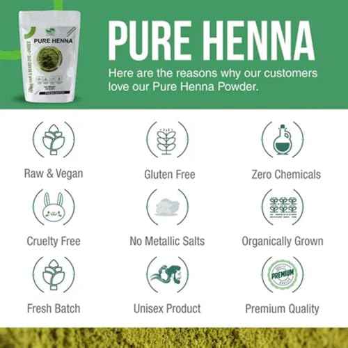 400 Grams - 100% Pure Henna Powder For Hair Dye - Red Henna Hair Color, Best Red Henna For Hair - The Henna Guys