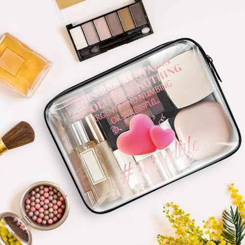 Retirement Gifts for Women 2025 Makeup Bag Funny Retirement Gifts for Coworker Teacher Nurses Boss Friends Mom Grandma Retiredlife Cosmetic Bag Retired Gifts Clear Travel Zipper Toiletry Pouch