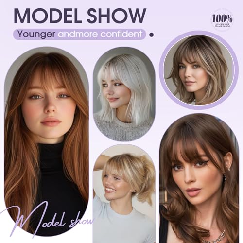 Hair Topper for Women with Thinning Hair, Lightweight & Add Volume Hairpiece for White HairRoots Cover, Changing Hairstyle, Trendy and Comfortable Design