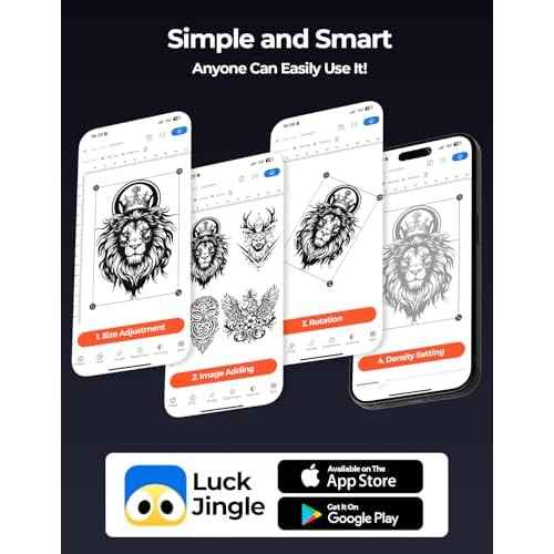 MUNBYN Tattoo Stencil Printer ITP06, 300DPI Wireless Thermal Tattoo Printer with 20 Transfer Papers, Tattoo Printers Compatible with Smartphone & PC for Tattoo Artists & Beginners