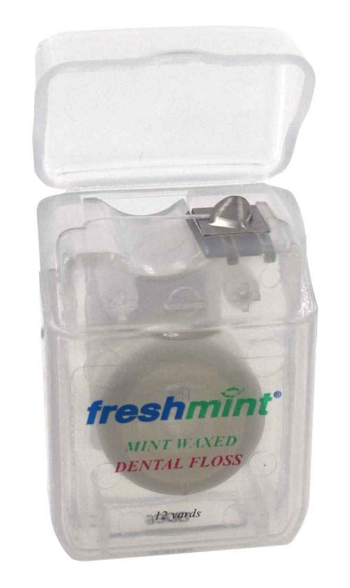 144 Spools of Freshmint® 12 Yards Mint Waxed Dental Floss