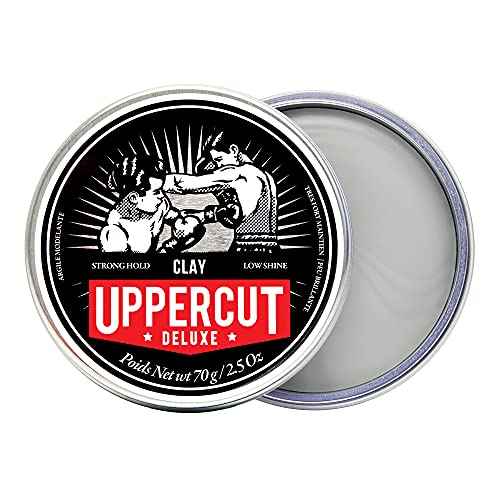 Uppercut Deluxe Clay, Strong Hold, Low Shine, 2.5 Ounces