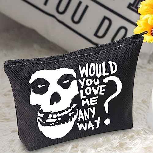BWWKTOP Music Band Album Cosmetic Makeup Bag Song Lyrics Gift Would You Love Me Anyway Makeup Zipper Pouch Bag Singer Merchandise (Would you love)