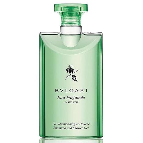 Bvlgari Au The Vert (Green Tea) Shampoo and Shower Gel Set of 3, 2.5 Fluid Ounce Bottles