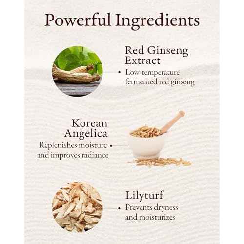 Sooryehan Boyun Luxury Korean Skin Care Gift Set (5.24 fl oz) - Red Ginseng Toner, Emulsion, Cleansing Foam & Moisturizer Cream by LG Beauty