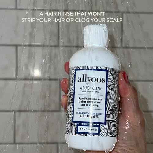 A Quick Clean, Hair Rinse, Removes Sweat, Oil & Buildup From Scalp & Hair, No Suds, Dry Shampoo Alternative, Balances Scalp, Sulfate-Free