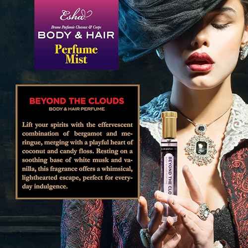 Esha Body & Hair Perfume Mist - Eau de Parfum for Women - Infused with Betaine - (BEYOND THE CLOUDS)