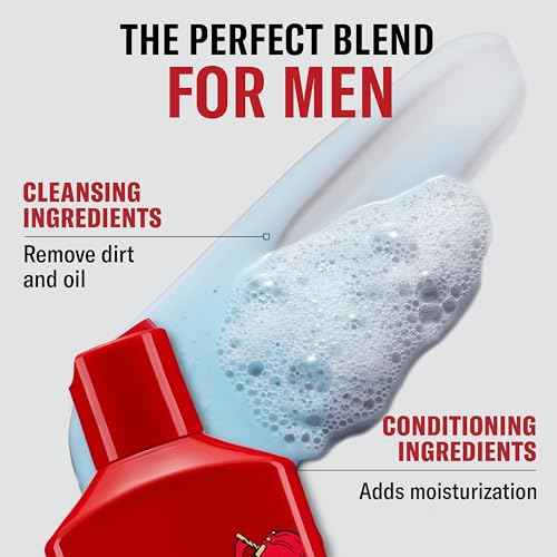 Old Spice Krakengard 2-in-1 Shampoo & Conditioner for Men, Healthier, Fuller, More Moisturized Looking Hair, 13.5 Fl Oz Each (Pack of 6)