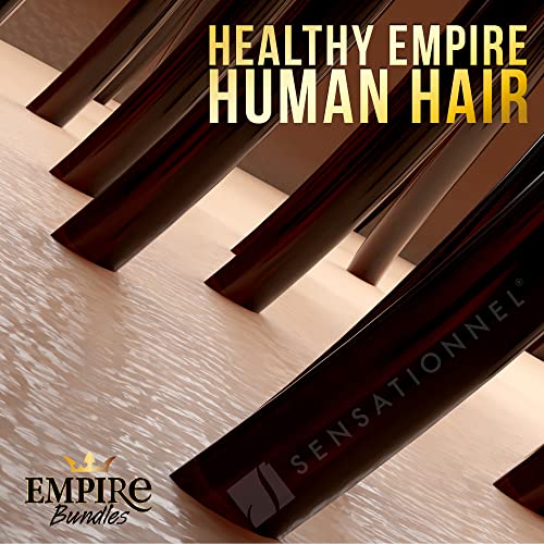 Sensationnel Empire bundles- body wave 10a tangle shed free human hair for weaving and sew in styles - 1 pack (24 inch, NATURAL/BLACK)