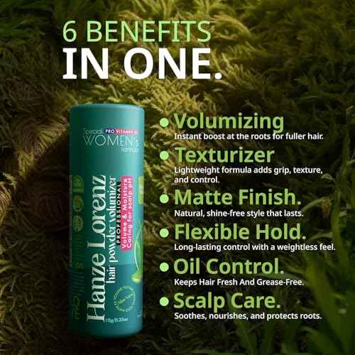 Hair Texture Powder for Women ? Root Lifter & Volumizing Styling Dust for Sensitive Scalp ? Natural Formula with Aloe Vera Keratin & Vitamin B5 ? Matte Finish Strong Hold Unscented ? 0.35 oz