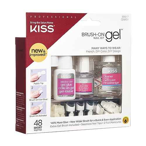 KISS Brush-On Gel Nail Kit