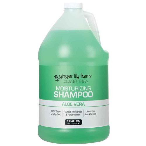 Ginger Lily Farms Club & Fitness Body Wash + Shampoo + Conditioner Bundle, Aloe Vera