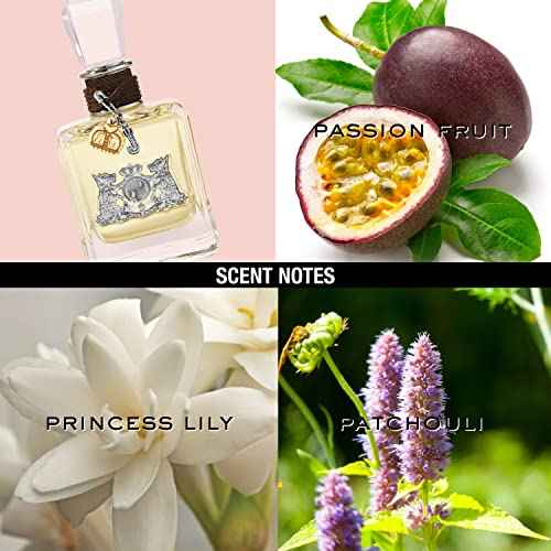 Juicy Couture Eau De Parfum, Women's Perfume with Notes of Passion Fruit, Princess Lili & Patchouli - Fruity & Floral, EDP Spray